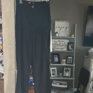 Zara Black Utility Pants